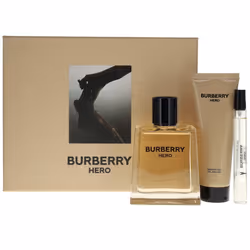 Burberry Hero 100ml EDT, 10ml EDT, 75ml Shower Gel Gift Set For Men