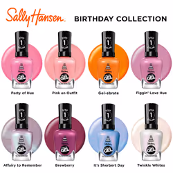 Sally Hansen Miracle Gel Nail Polish - One Gel of a Party Collection  Brewberry - 0.5 fl oz.