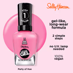 Sally Hansen Miracle Gel Nail Polish - One Gel of a Party Collection  Party of Hue - 0.5 fl oz.