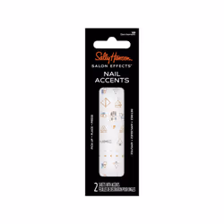 Sally Hansen Salon Effects Nail Accents, Glam Geometric, Nail Art Decals, Easy to Use, No Commitment, Use On Nail Polish or B ...