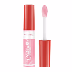 Thrillseeker Glassy Gloss 150 Pink Candy, Hydrating Shine, Hyaluronic Acid, Anti-Oxidant Complex, Non-Sticky, Big Applicator, ...