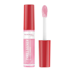 Thrillseeker Glassy Gloss 150 Pink Candy, Hydrating Shine, Hyaluronic Acid, Anti-Oxidant Complex, Non-Sticky, Big Applicator, Healthy-Looking Lips,
