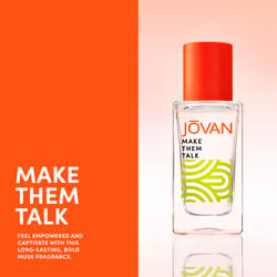 Jovan Make Them Talk Eau de Parfum 1.7 fl oz (Pack of 1)  Notes of Osmanthus  Musk  and Lemon  Unisex Fragrance  Long Lasting  Everyday Fragrance  Tra - Additional view 3