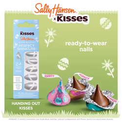 Sally Hansen Salon Effects Perfect Manicure x Hershey's Kisses - Handing Out Kisses