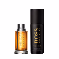 Men's 2 Piece BOSS The Scent Festive Giftset including an Eau de Toilette 50ml and Spray Deodorant 150ml