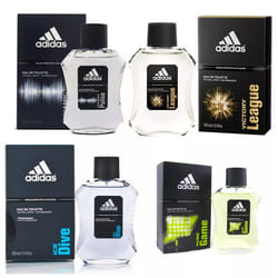 Adidas 2 x 100ml Eau de Toilette Spray - 4 x 100ml MIX As Per Picture