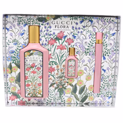 Gucci Gorgeous Gardenia Eau De Parfum 3-Pc Gift Set / New With Box