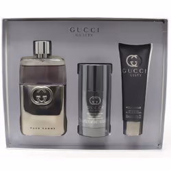 Gucci Guilty Pour Homme Eau De Toilette 3-Pcs Set  / New With Box