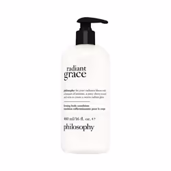 philosophy radiant grace firming body emulsion - luxury scented body lotion - with shea butter - notes of jasmine  black cher ...
