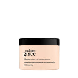 philosophy radiant grace whipped body crme - luxury scented body lotion - with notes of jasmine  black cherry & sandalwood - 8 fl oz
