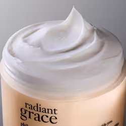philosophy radiant grace whipped body crme - luxury scented body lotion - with notes of jasmine  black cherry & sandalwood - 8 fl oz