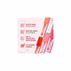 Oh My Gloss! Lip Oil 004 Vivid Red, Juicy Shine, Hydrates & Naturally Plumps, Moisture Boost, Vitamin E, Replenishes & Restores the Lips, Coconut Oil,