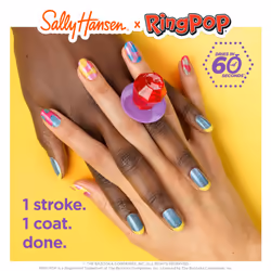 Sally Hansen Insta-Dri, Ring Pop Bling Pop, Quick Dry, Long Lasting, Streak-Free Shine, Pink Nail Polish