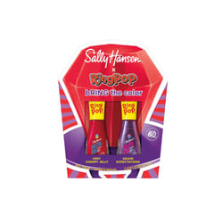 Sally Hansen Insta-Dri  Ring Pop Nail Polish Duo  Quick Dry  Long Lasting  Streak-Free Shine  Red and Purple Nail Polishes