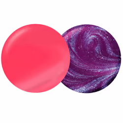 Sally Hansen Insta-Dri  Ring Pop Nail Polish Duo  Quick Dry  Long Lasting  Streak-Free Shine  Red and Purple Nail Polishes