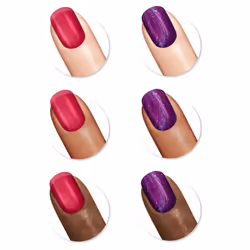Sally Hansen Insta-Dri  Ring Pop Nail Polish Duo  Quick Dry  Long Lasting  Streak-Free Shine  Red and Purple Nail Polishes
