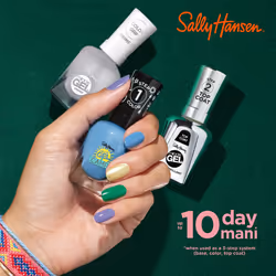 Sally Hansen Miracle Gel, Summer Camp Cozy Cabin, Long Lasting, Gel-Like Formula, No UV Lamp Needed, Purple Nail Polish