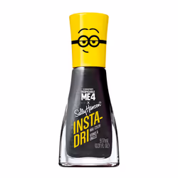 Sally Hansen Insta-Dri X Despicable Me, Deeply Despicable, Quick Dry, Long Lasting, Streak-Free Shine, Metallic Black Nail Po ...