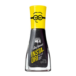 Sally Hansen Insta-Dri X Despicable Me, Deeply Despicable, Quick Dry, Long Lasting, Streak-Free Shine, Metallic Black Nail Polish