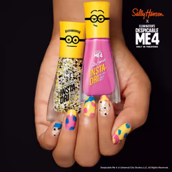 Sally Hansen Insta-Dri X Despicable Me, Maxime Metallic, Quick Dry, Long Lasting, Streak-Free Shine, Metallic Blue Nail Polish