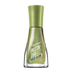 Sally Hansen InstaDri HoloGlow  Limelight  Quick Dry  Long Lasting  StreakFree Shine  Metallic Green Nail Polish