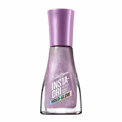 Sally Hansen InstaDri HoloGlow Lustrous Lilac Quick Dry Long Lasting StreakFree Shine Metallic Purple Nail Polish