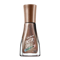 Sally Hansen InstaDri HoloGlow  On the Glow  Quick Dry  Long Lasting  StreakFree Shine  Metallic Brown Nail Polish