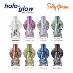 Sally Hansen InstaDri HoloGlow  On the Glow  Quick Dry  Long Lasting  StreakFree Shine  Metallic Brown Nail Polish