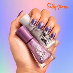 Sally Hansen InstaDri HoloGlow  On the Glow  Quick Dry  Long Lasting  StreakFree Shine  Metallic Brown Nail Polish