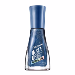 Sally Hansen InstaDri HoloGlow  Holoback  Quick Dry  Long Lasting  StreakFree Shine  Metallic Blue Nail Polish