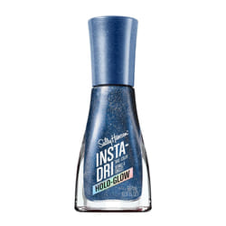 Sally Hansen InstaDri HoloGlow  Holoback  Quick Dry  Long Lasting  StreakFree Shine  Metallic Blue Nail Polish