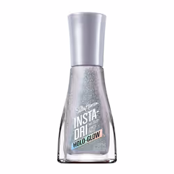 Sally Hansen InstaDri HoloGlow Euphoric Quick Dry Long Lasting StreakFree Shine Silver Nail Polish