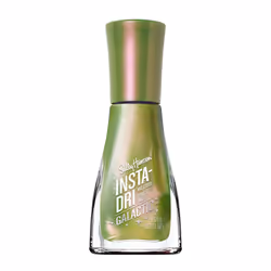 Sally Hansen Insta-Dri Galactic, Center of the Universe, Quick Dry, Long Lasting, Streak-Free Shine, Metallic Green Nail Poli ...