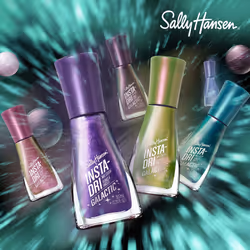 Sally Hansen Insta-Dri Galactic, Astro-Nautical, Quick Dry, Long Lasting, Streak-Free Shine, Metallic Blue Nail Polish
