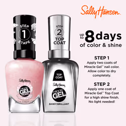 Sally Hansen Miracle Gel  Pearls Pink Sand  Long Lasting  GelLike Formula  No UV Lamp Needed  Pink Nail Polish