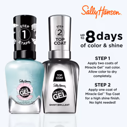 Sally Hansen Miracle Gel, Pearls Seas the Day, Long Lasting, Gel-Like Formula, No UV Lamp Needed, Blue Nail Polish
