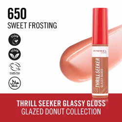 Rimmel Thrill Seeker Glassy Gloss lip gloss 650 Sweet Frosting - Additional view 3