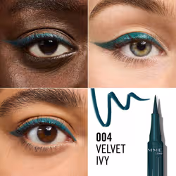 Rimmel Wonder'Ink Precision eyeliner 1 ml liquid 004 Velvet Ivy - Additional view 5
