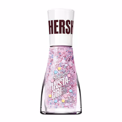 Sally Hansen Insta-Dri X Hershey's Cookies 'n' Creme Eggs Polka Dazzle Quick Dry Long Lasting Streak-Free Shine Pink Nai ...