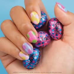 Sally Hansen Insta-Dri X Hershey's Cookies 'n' Creme Eggs  Tulip Temptation  Quick Dry  Long Lasting  Streak-Free Shine  Yellow Nail Polish  0.31 fl o