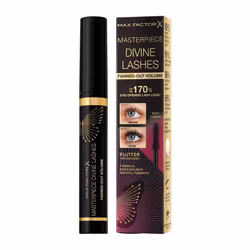 Divine Lashes Mascara Rich Black 001, Ultimate Volume, Flutter Technology, 420-Fibre Silhouette Brush, Smooth & Clump Free, A ...