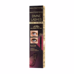 Divine Lashes Mascara Rich Black 001, Ultimate Volume, Flutter Technology, 420-Fibre Silhouette Brush, Smooth & Clump Free, All Day Wear