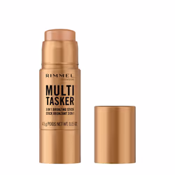 Multi Tasker 3 in 1 Bronzing Stick, 001 Light, Sculpted and Bronzed Glow, All-Day Wear, Sheer and Dewy Finish, Infused with V ...