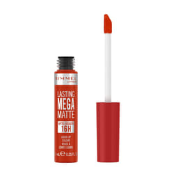 Rimmel London Lasting Mega Matte Liquid Lipstick  Long-Lasting  Hydrating  Vegan Formula - 920 - Scarlet Flames  0.25oz