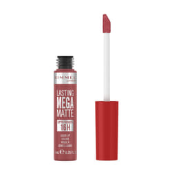 Rimmel London Lasting Mega Matte Liquid Lipstick  Long-Lasting  Hydrating  Vegan Formula - 210 - Rose & Shine  0.25oz