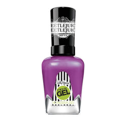 Sally Hansen Miracle Gel, Beetlejuice Say it 3 Times, Long Lasting, Gel-Like Formula, No UV Lamp Needed, Purple Nail Polish
