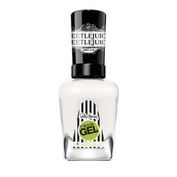 Sally Hansen Miracle Gel, Beetlejuice Tombstone, Long Lasting, Gel-Like Formula, No UV Lamp Needed, White Nail Polish