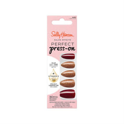 Sally Hansen Salon Effects Perfect Press-On Nails  Cinna-Snap  Press On Nails  Easy to Apply  Nail Glue & Adhesive Tabs Included