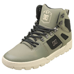 DC Shoes Pure High-top Wr Mens Fashion Boots in Green Black - 7