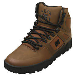 DC Shoes Pure High-top Wr Mens Casual Boots in Dark Chocolate - 8